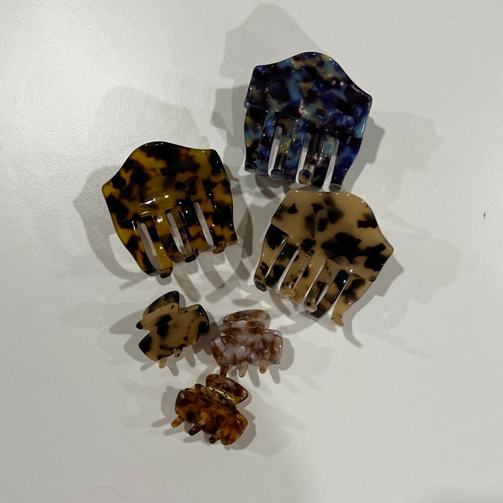 Anthropologie Large and Small Claw Clips